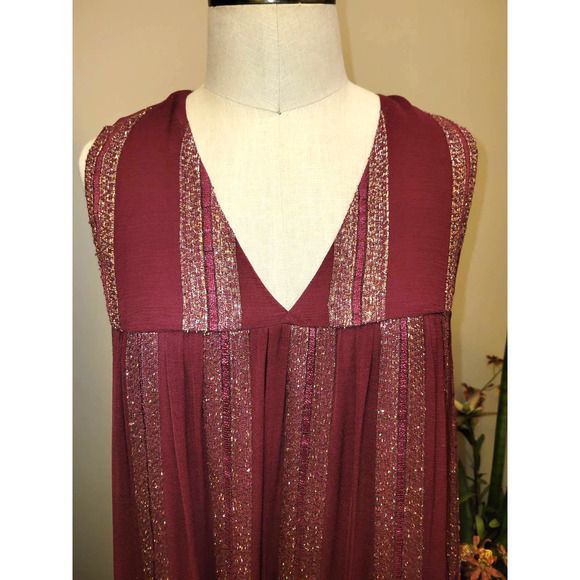 Brand New! Verb by Pallavi Singhee Tiered Maxi Dress Rare Anthropologie Sample! - Picture 5 of 10